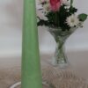23cm korkea limen vihreä käsintehty steariini kynttilä